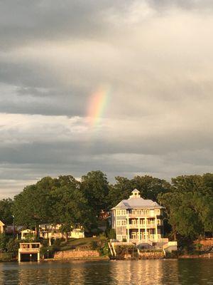 Rainbow on Sunset Cruise