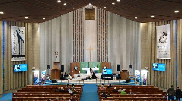 Inside the Sanctuary.