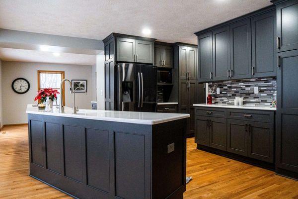 kitchen remodel we performed on a project for one of our clients