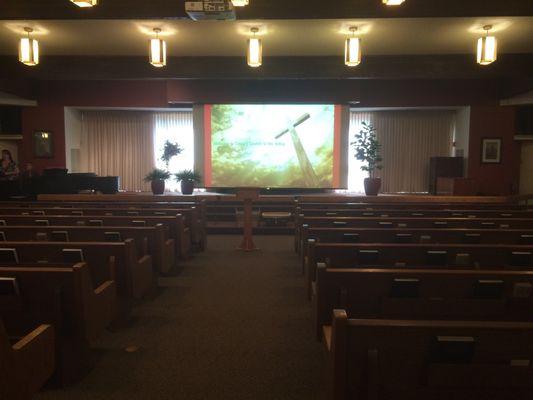 Sanctuary at Calvary Church if the Valley.