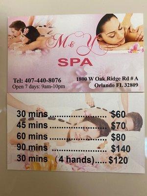 M & Y SPA