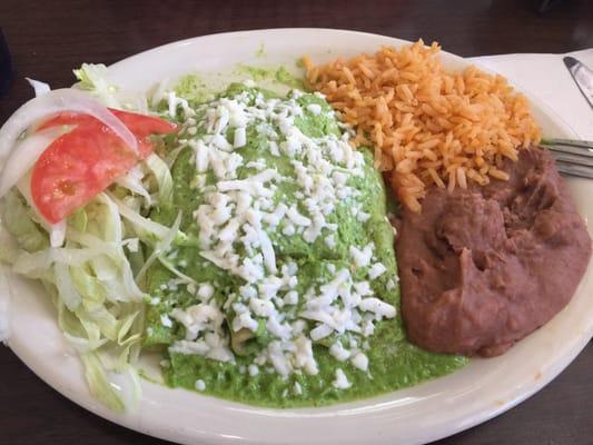 Enchiladas Verde