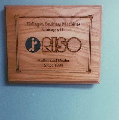 Certified RISO dealer since 1994