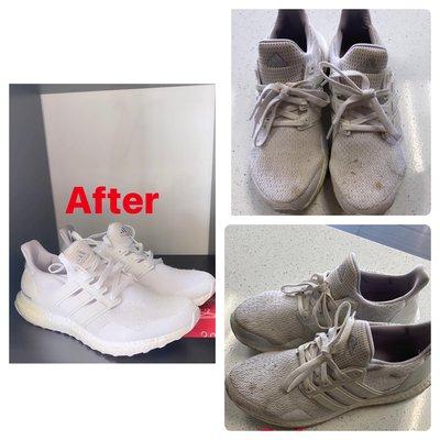 Before and After Shoe Cleaning