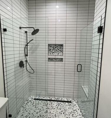 Custom shower enclosure