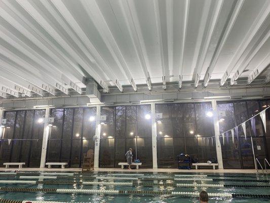 Indoor pool area