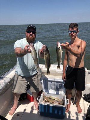 Limited out with walleye... and a few perch!