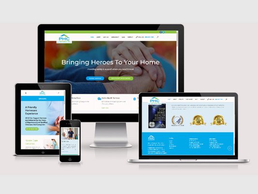 Healthcare website design