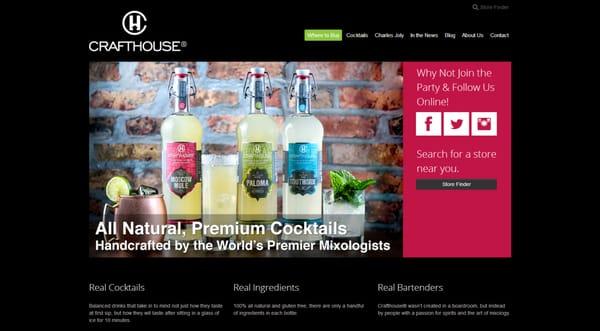 Crafthouse Cocktails - National Brand Website