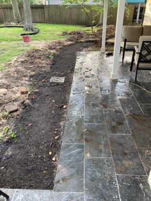 French drain install