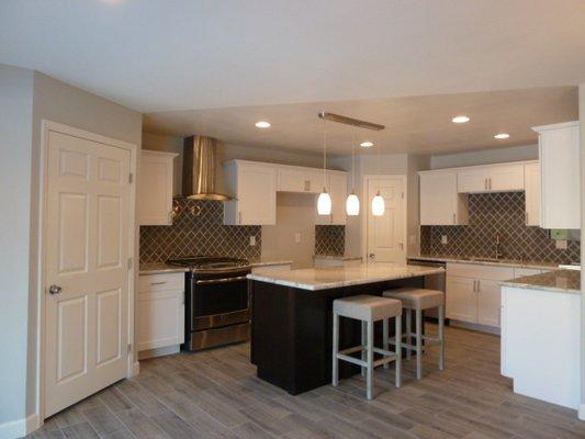 Remodeled kitchen