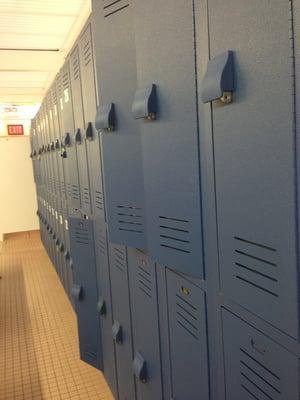 New lockers.