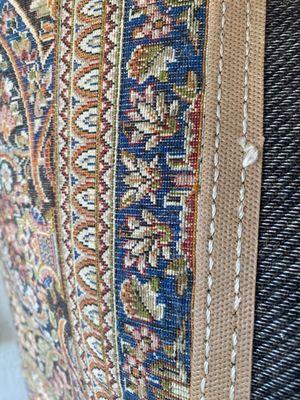 Back of Persian carpet cleaned down to every tight stitch!