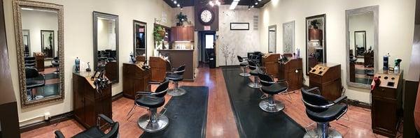 Our newly remodeled salon! January 2015