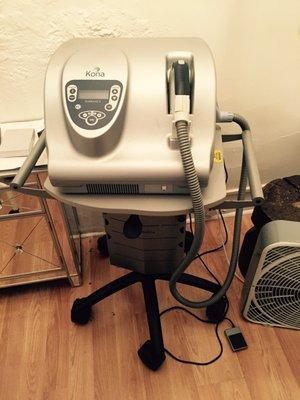 Electrolysis hair removal machine