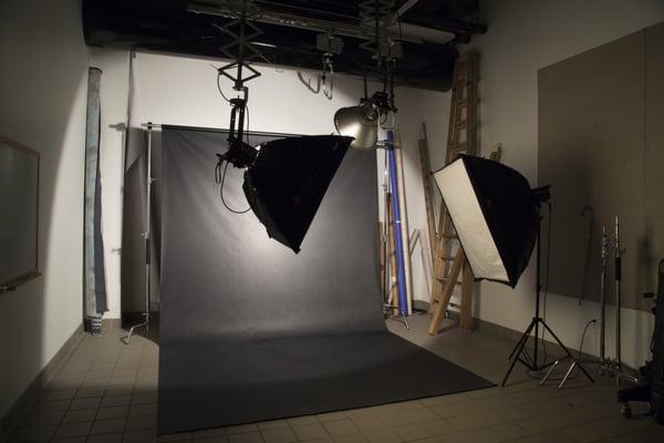 The lighting studio at Light Work Lab