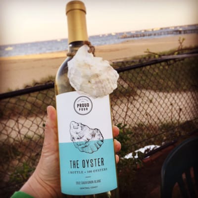 Awarding winning, sustainable-grown Sauvignon Blanc, one bottle helps restore 100 oysters!