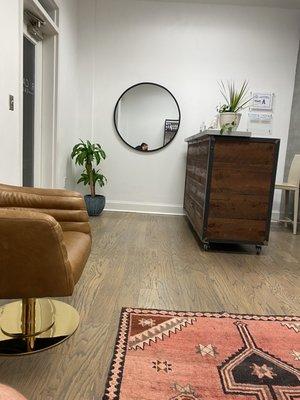 fun, inviting, clean waiting area!