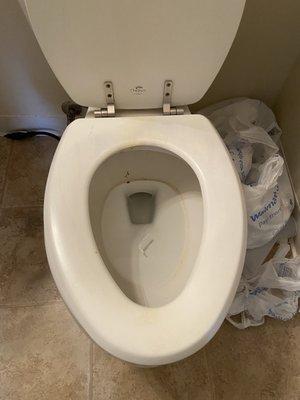 Dirty toilet