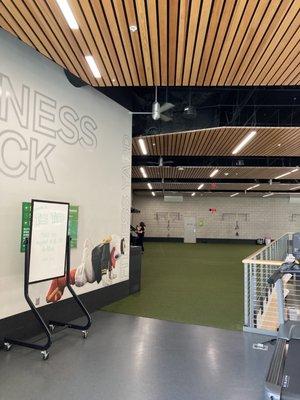 Free training space in the Fitness Block