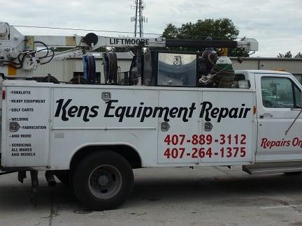 One of our on the road trucks fully loaded and ready for any repair you may have.