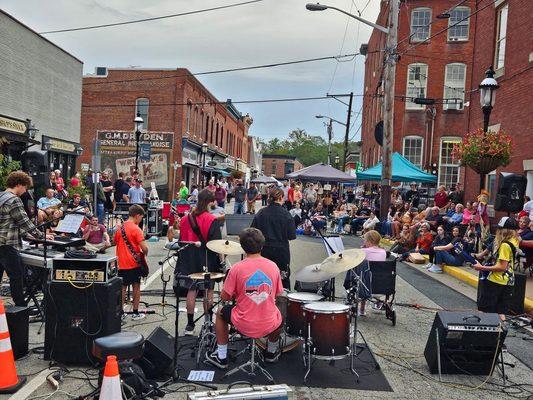 First Friday in Snow Hill featuring the Bands from AMP Studio's band program!