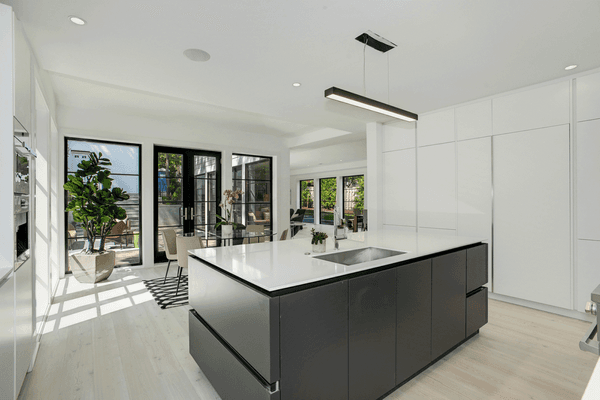 White Quartz Kitchen Island Counter Top