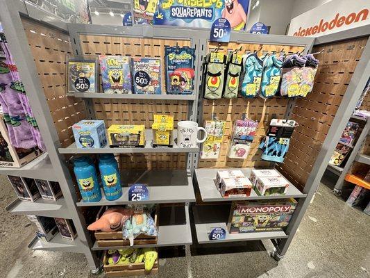 Spongebob section