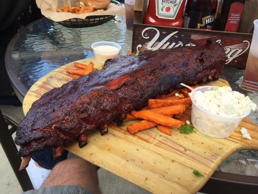 Awesome ribs! Beautiful smoke ring and sauce!