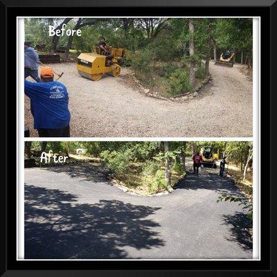 Our latest job. Let us enhance the look of your driveway. Call for free estimate 830-534-6913