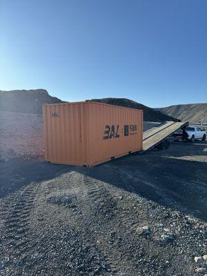 20' container delivery