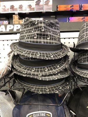 Official hat of dudes in blues bands and cool dads who used to rock a little