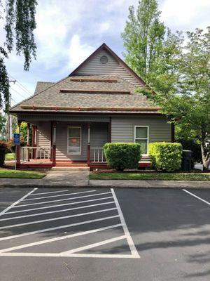 Dentist office with a fresh coat of Sherwin Williams Duration Exterior.