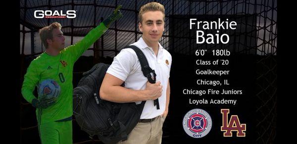 Frankie Baio of Chicago, IL.