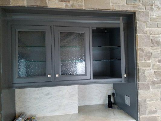 Cabinet Glass And Glass Shelves