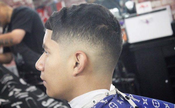 Mid bald fade