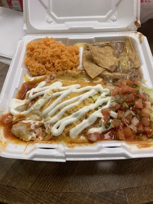 Enchilada Burrito Combo