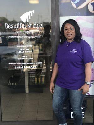 Beautiful Bridge Beauty Supply Owner