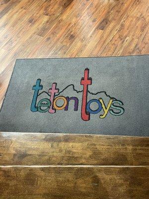 Welcome mat entering Teton Toys