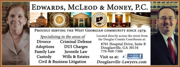 We look forward to hearing from you soon! http://douglasville-lawyers.com/