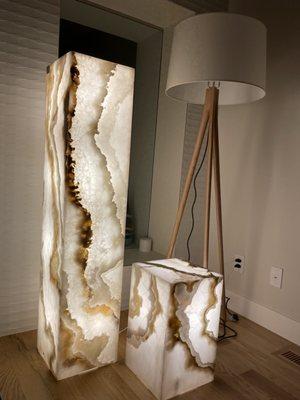 Onyx lamps!!!