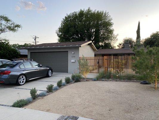 Remodel and new landscape design in Northridge, CA