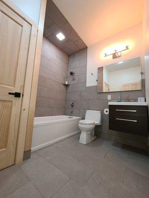 New custome bathroom we recently completed.