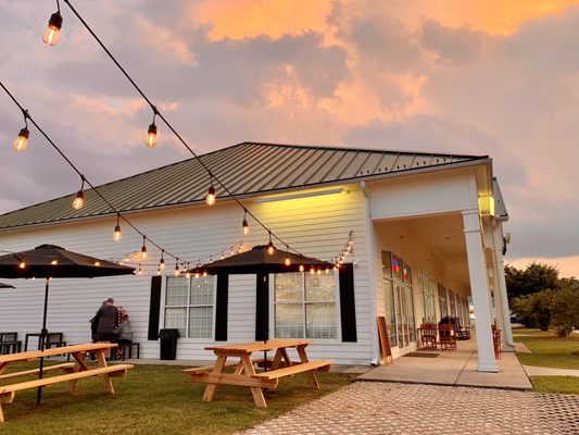 Outdoor seating area