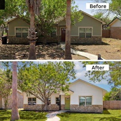 We renovated this home after helping the seller out of a difficult situation.