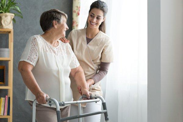 Safety and fall prevention. Our caregivers offers assistance with moving