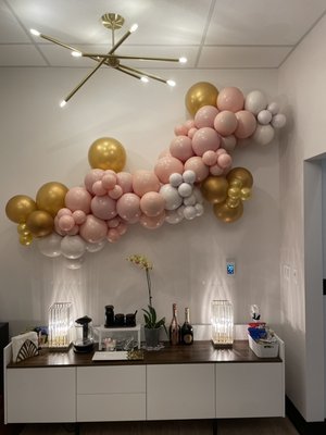 Custom colors 7ft balloon garland