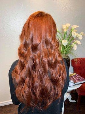 Beautiful color by our stylist Brandy! Schedule an appointment with her at 405-445-8568.