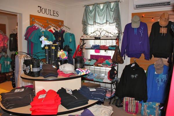 We have an entire "Boutique" Room specially for the style and fashion side of the equine market!