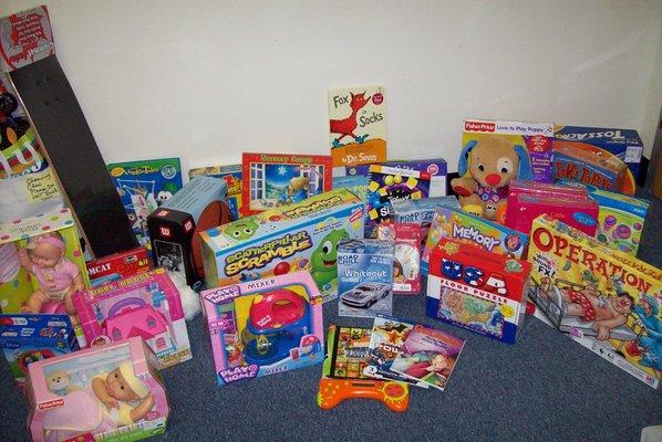 Christmas Toys given to Low- Income Bereaved Children